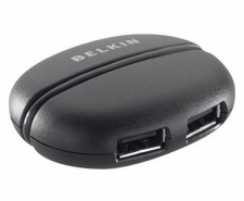 Belkin Premium USB 4-Port Travel Hub (Non-Powered) F4U029TT