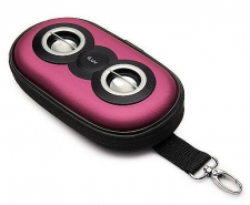 iLuv SmashBox Pro Portable Speaker & Phones Case (pink) Image