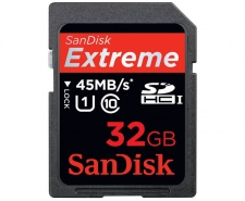 SanDisk Extreme SDHC Class 10 UHS-I Memory Card 32GB