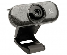 Logitech C210 Webcam with Built-In Mic Image