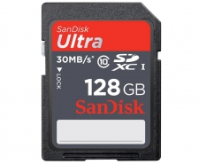 SanDisk Ultra SDXC Class 10 UHS-I Memory Card 30MB/s, 128GB Image