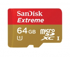 SanDisk Extreme MicroSDXC Class10 UHS-I Memory Card 64GB