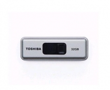 Toshiba 32GB Retractable USB 3.0 Flash 32GB with Password Protection Software