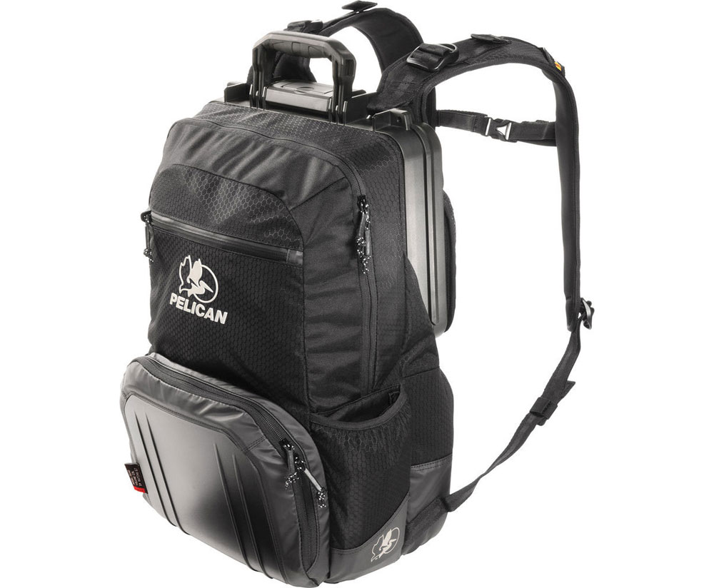 Pelican S140 Sport Tablet Elite Built In Watertight Crushproof Backpack Black