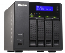 QNAP TS-421  4-Bay Home & SOHO NAS for Personal Cloud and Social Sharing