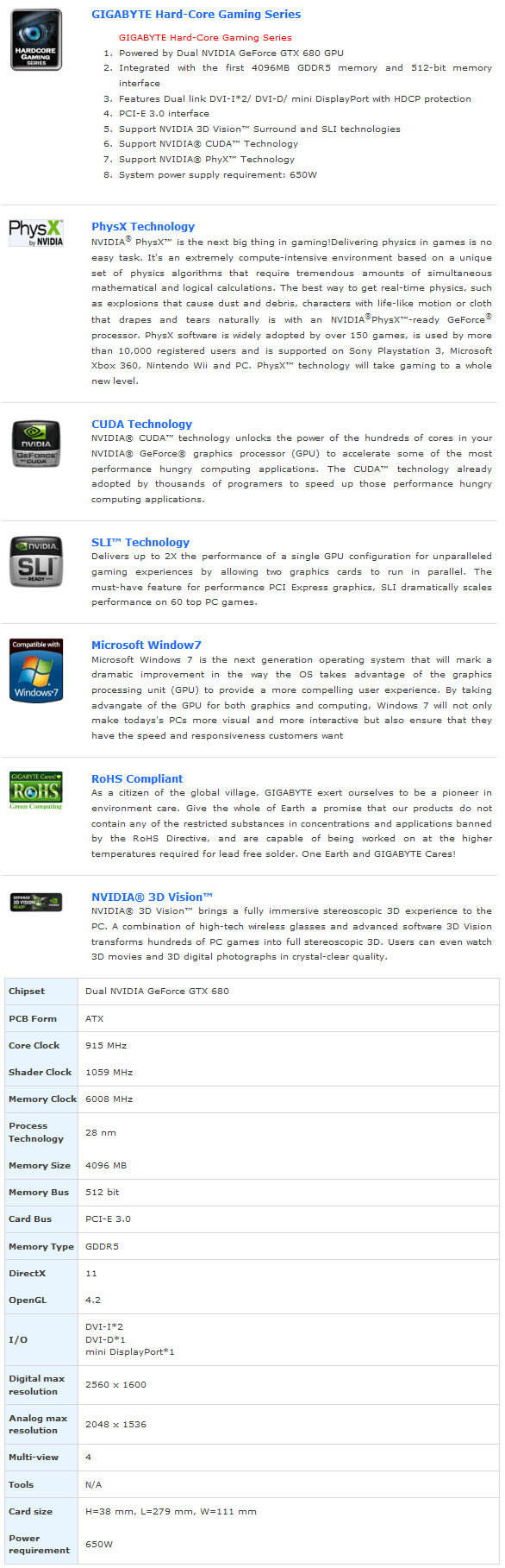 Gtx online 690 specs