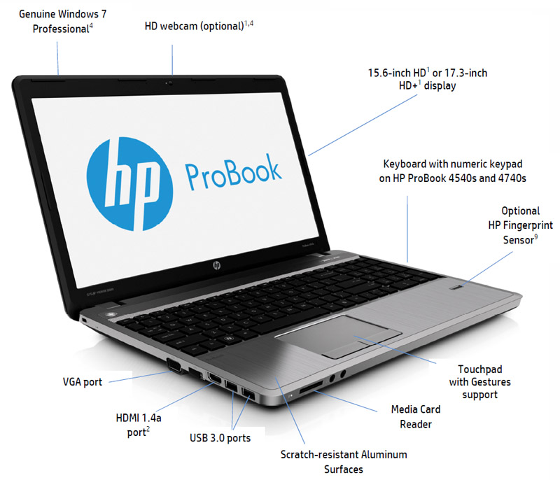 مواصفات HP ProBook 4540s وسعره في مصر